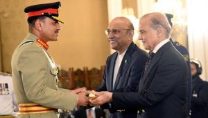 عاصم منیر شہبازشریف آصف زرداری