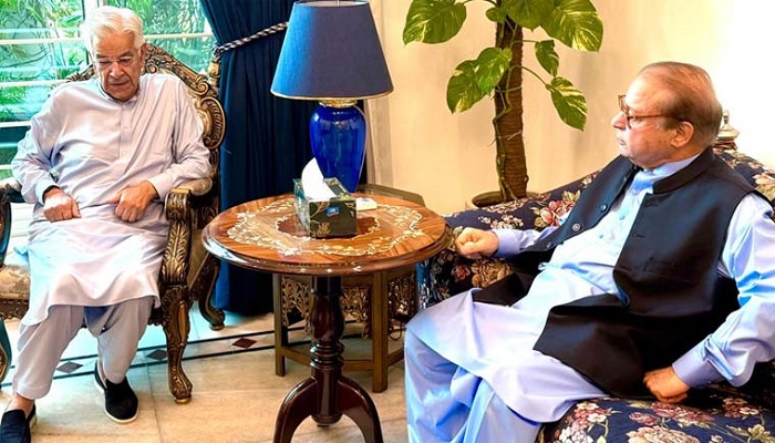 خواجہ آصف نوازشریف