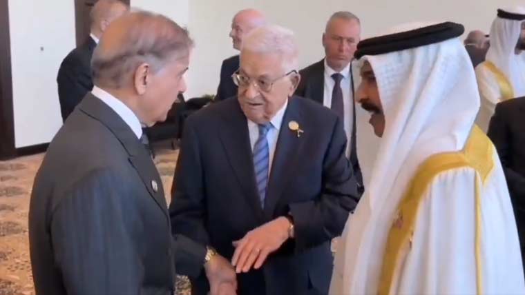 شہبازشریف محمود عباس
