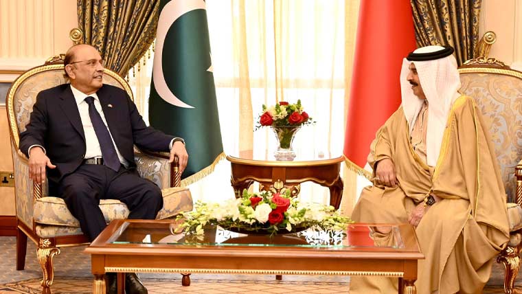 آصف زرداری بحرین