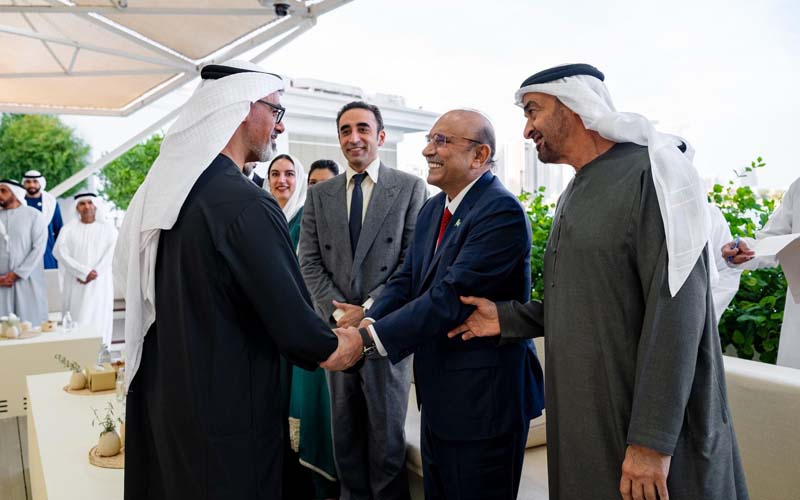 آصف زرداری متحدہ عرب امارات