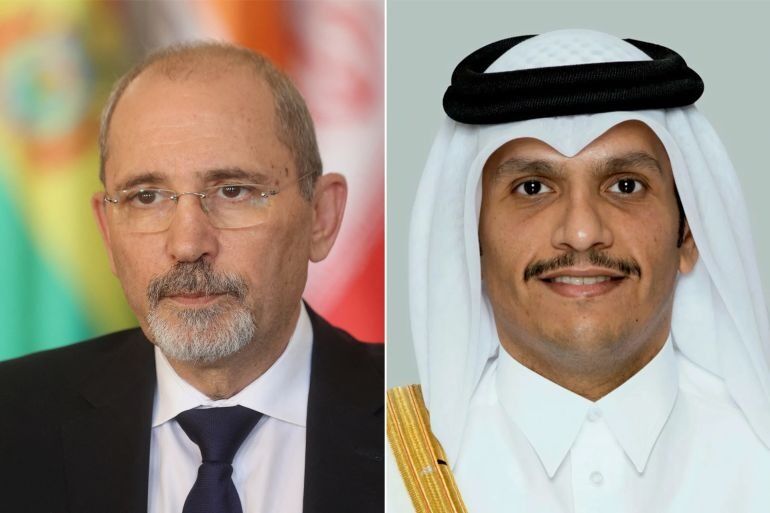 قطر اور اردن کا خطے میں کشیدگی کم کرنے کے لیے سیاسی راہ حل پر زور