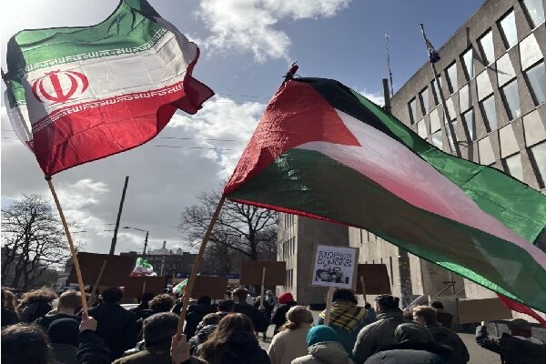 ایران کے حق میں مظاہرے
